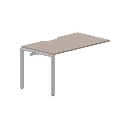 Strike STNPV148 TRAL (Тортора/Алюминий) Приставной стол с эргономичным вырезом