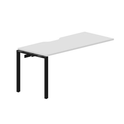 Strike STNPV167 BLNR (Белый/Черный) Приставной стол с эргономичным вырезом