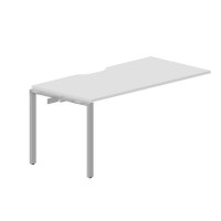 Strike STNPV168 BLAL (Белый/Алюминий) Приставной стол с эргономичным вырезом