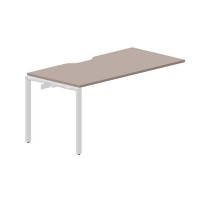 Strike STNPV168 TRBL (Тортора/Белый) Приставной стол с эргономичным вырезом