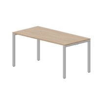 Strike STNS168 OWAL (Светлый дуб/Алюминий) Стол
