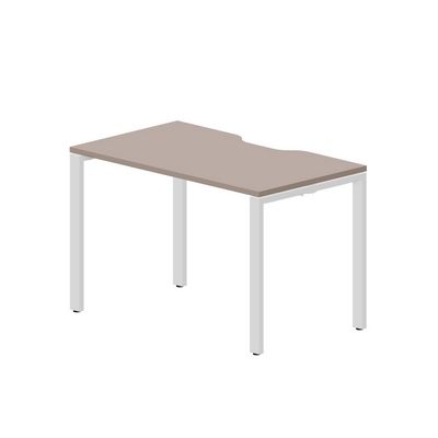 Strike STNV127 TRBL (Тортора/Белый) Стол с эргономичным вырезом