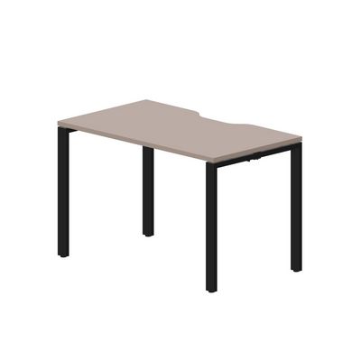 Strike STNV127 TRNR (Тортора/Черный) Стол с эргономичным вырезом