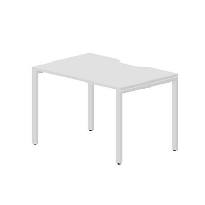 Strike STNV128 BLBL (Белый/Белый) Стол с эргономичным вырезом