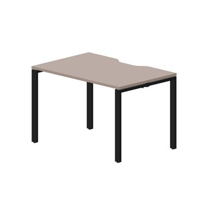 Strike STNV128 TRNR (Тортора/Черный) Стол с эргономичным вырезом