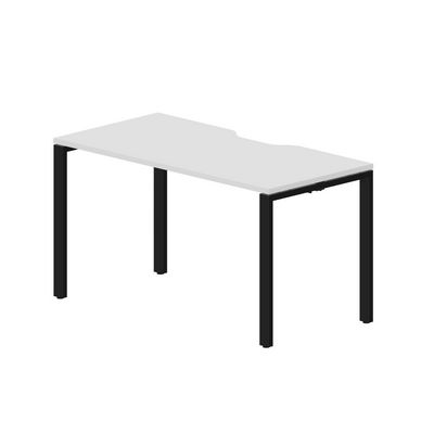 Strike STNV147 BLNR (Белый/Черный) Стол с эргономичным вырезом