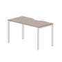 Strike STNV147 TRBL (Тортора/Белый) Стол с эргономичным вырезом