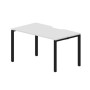 Strike STNV148 BLNR (Белый/Черный) Стол с эргономичным вырезом