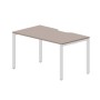 Strike STNV148 TRBL (Тортора/Белый) Стол с эргономичным вырезом
