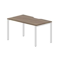 Strike STNV148 WNBL (Орех/Белый) Стол с эргономичным вырезом