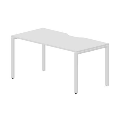 Strike STNV168 BLBL (Белый/Белый) Стол с эргономичным вырезом