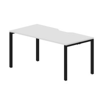 Strike STNV168 BLNR (Белый/Черный) Стол с эргономичным вырезом
