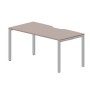 Strike STNV168 TRAL (Тортора/Алюминий) Стол с эргономичным вырезом