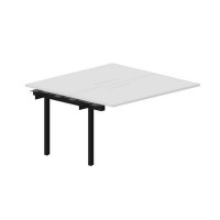 Strike UNN2TPM147 BLNR (Белый/Черный) Приставной стол на 2 рабочих места, меламиновые аутлеты