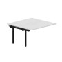 Strike UNN2TPM147 BLNR (Белый/Черный) Приставной стол на 2 рабочих места, меламиновые аутлеты
