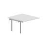 Strike UNN2TPS127 BLAL (Белый/Алюминий) Приставной стол на 2 рабочих места