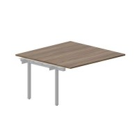 Strike UNN2TPS147 WNAL (Орех/Алюминий) Приставной стол на 2 рабочих места