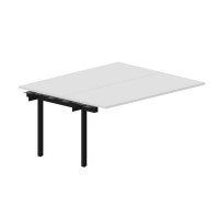 Strike UNN2TPS167 BLNR (Белый/Черный) Приставной стол на 2 рабочих места