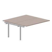 Strike UNN2TPS168 TRAL (Тортора/Алюминий) Приставной стол на 2 рабочих места