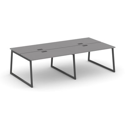 Стайл Проджект Фьюжн SN-4T1.DRS-034 (Серый пепел/Антрацит) Рабочая станция двухсторонняя