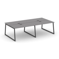 Стайл Проджект Фьюжн SN-4T1.DRS-043 (Серый пепел/Антрацит) Рабочая станция двухсторонняя