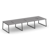 Стайл Проджект Фьюжн SN-4T1.DRS-081 (Серый пепел/Антрацит) Рабочая станция двухсторонняя