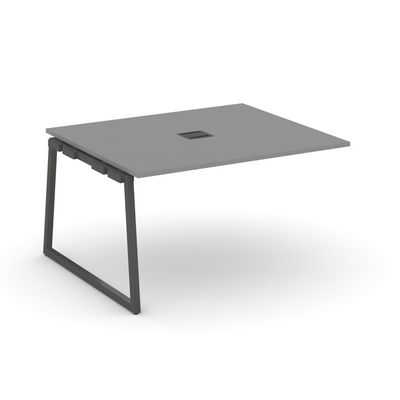 Стайл Проджект Фьюжн SN-4T1.NSPRG-033 (Серый пепел/Антрацит) Проходной наборный элемент переговорного стола