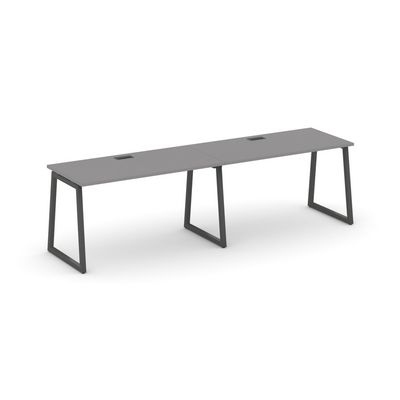 Стайл Проджект Фьюжн SN-4T1.ORS-011 (Серый пепел/Антрацит) Рабочая станция односторонняя