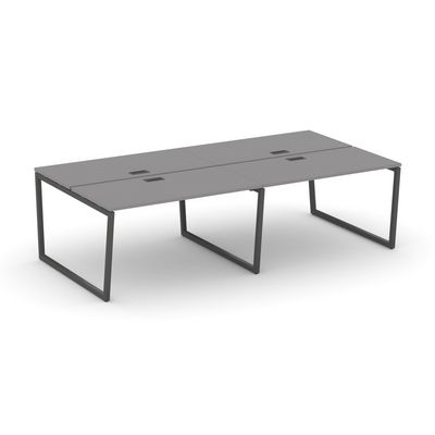 Стайл Проджект Фьюжн SN-4T2.DRS-051 (Серый пепел/Антрацит) Рабочая станция двухсторонняя