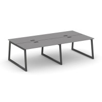 Стайл Проджект Фьюжн SN-5T1.DRS-043 (Серый пепел/Антрацит) Рабочая станция двухсторонняя