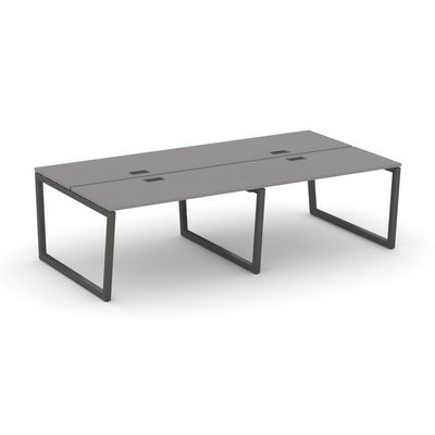 Стайл Проджект Фьюжн SN-5T2.DRS-054 (Серый пепел/Антрацит) Рабочая станция двухсторонняя