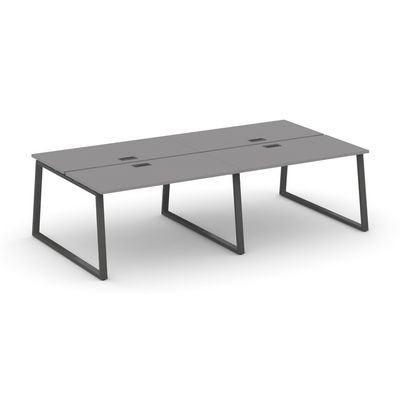 Стайл Проджект Фьюжн SN-6T1.DRS-043 (Серый пепел/Антрацит) Рабочая станция двухсторонняя