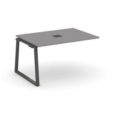 Стайл Проджект Фьюжн SN-6T1.NSPRG-001 (Серый пепел/Антрацит) Проходной наборный элемент переговорного стола