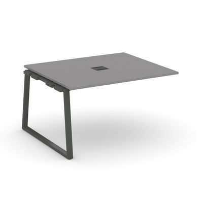 Стайл Проджект Фьюжн SN-6T1.NSPRG-033 (Серый пепел/Антрацит) Проходной наборный элемент переговорного стола