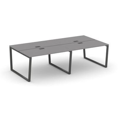 Стайл Проджект Фьюжн SN-6T2.DRS-034 (Серый пепел/Антрацит) Рабочая станция двухсторонняя