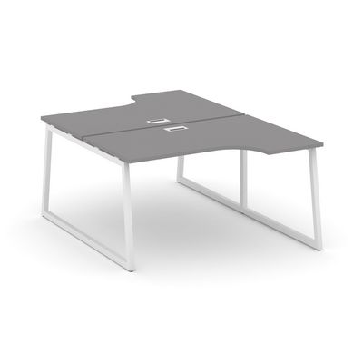 Стайл Проджект Фьюжн SN-4T1.DRPA-002 (Серый пепел/Белый) Рабочая станция эргономичная