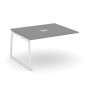 Стайл Проджект Фьюжн SN-4T1.NSPRG-033 (Серый пепел/Белый) Проходной наборный элемент переговорного стола