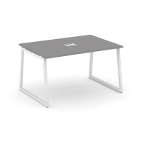 SN-4T1.SPRG-001 (Серый пепел/Белый) Стол переговорный