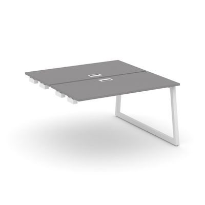 Стайл Проджект Фьюжн SN-5T1.DPRS-021 (Серый пепел/Белый) Стол приставка к опорным элементам
