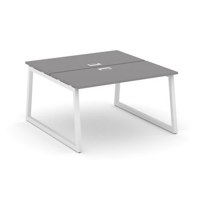 Стайл Проджект Фьюжн SN-5T1.DRS-012 (Серый пепел/Белый) Рабочая станция двухсторонняя