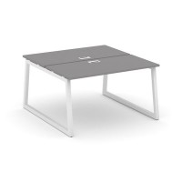 Стайл Проджект Фьюжн SN-5T1.DRS-022 (Серый пепел/Белый) Рабочая станция двухсторонняя