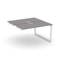 Стайл Проджект Фьюжн SN-5T2.DPRS-003 (Серый пепел/Белый) Стол приставка к опорным элементам