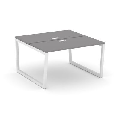 Стайл Проджект Фьюжн SN-5T2.DRS-013 (Серый пепел/Белый) Рабочая станция двухсторонняя