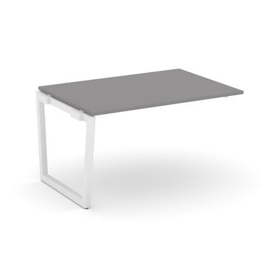 Стайл Проджект Фьюжн SN-5T2.NSPRG-001.3 (Серый пепел/Белый) Проходной наборный элемент переговорного стола