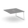 Стайл Проджект Фьюжн SN-6T1.DPRS-001 (Серый пепел/Белый) Стол приставка к опорным элементам