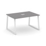 Стайл Проджект Фьюжн SN-6T1.SPRG-003 (Серый пепел/Белый) Стол переговорный