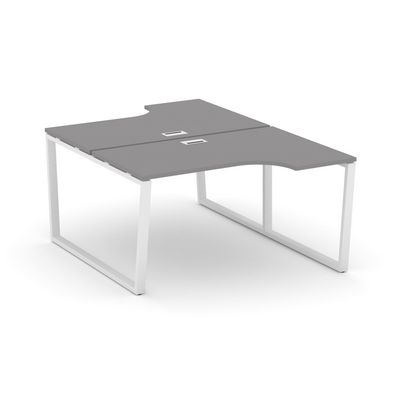 Стайл Проджект Фьюжн SN-6T2.DRPA-001 (Серый пепел/Белый) Рабочая станция эргономичная