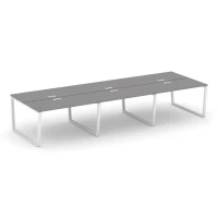 SN-6T2.DRS-071 (Серый пепел/Белый) Рабочая станция двухсторонняя