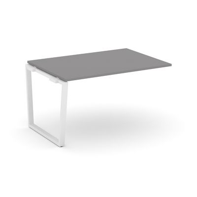 Стайл Проджект Фьюжн SN-6T2.NSPRG-001.3 (Серый пепел/Белый) Проходной наборный элемент переговорного стола