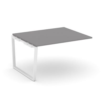 Стайл Проджект Фьюжн SN-6T2.NSPRG-033.3 (Серый пепел/Белый) Проходной наборный элемент переговорного стола
